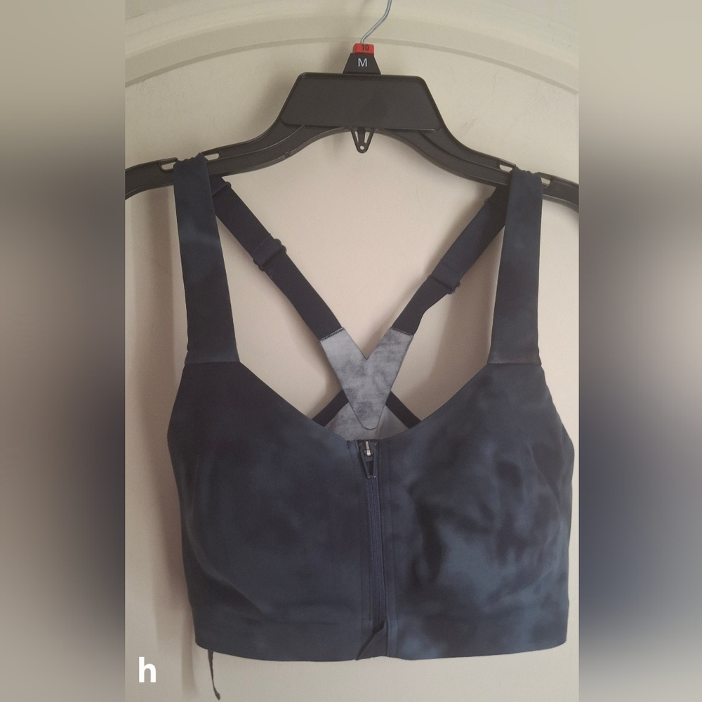 Victoria's Secret Midnight Blue Sports Bra Sz 32DD Sporty Casual Gym Hiking